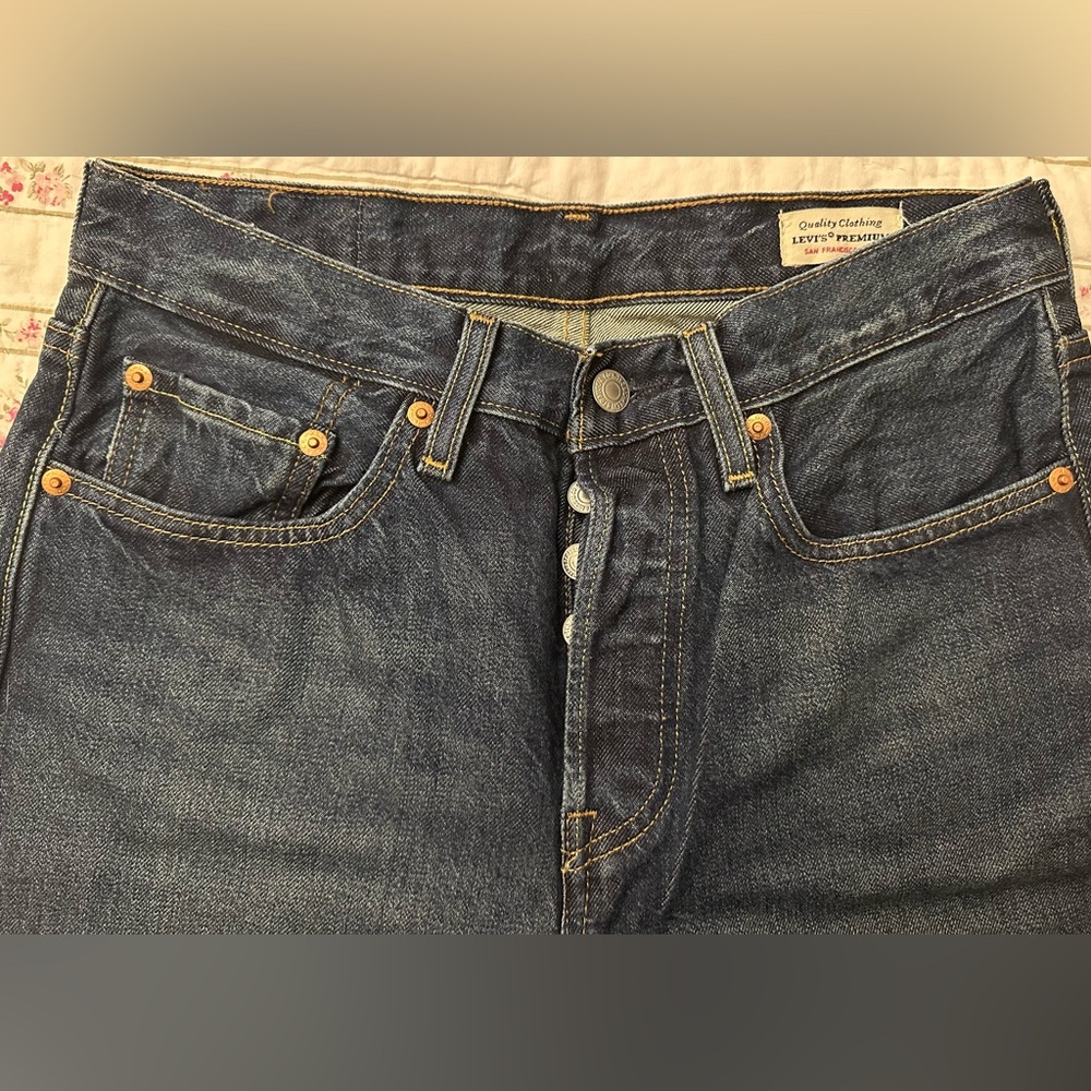 Levi's X Organic Cotton Premium Women’s 501 Blue Jeans